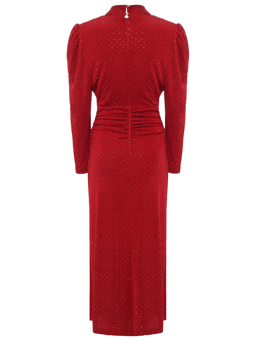 Платье со стразами