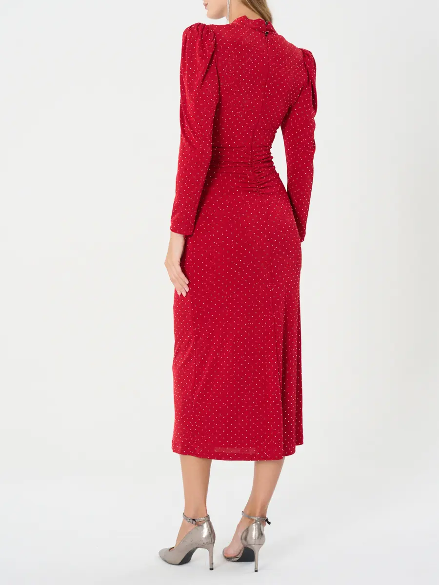 Платье со стразами