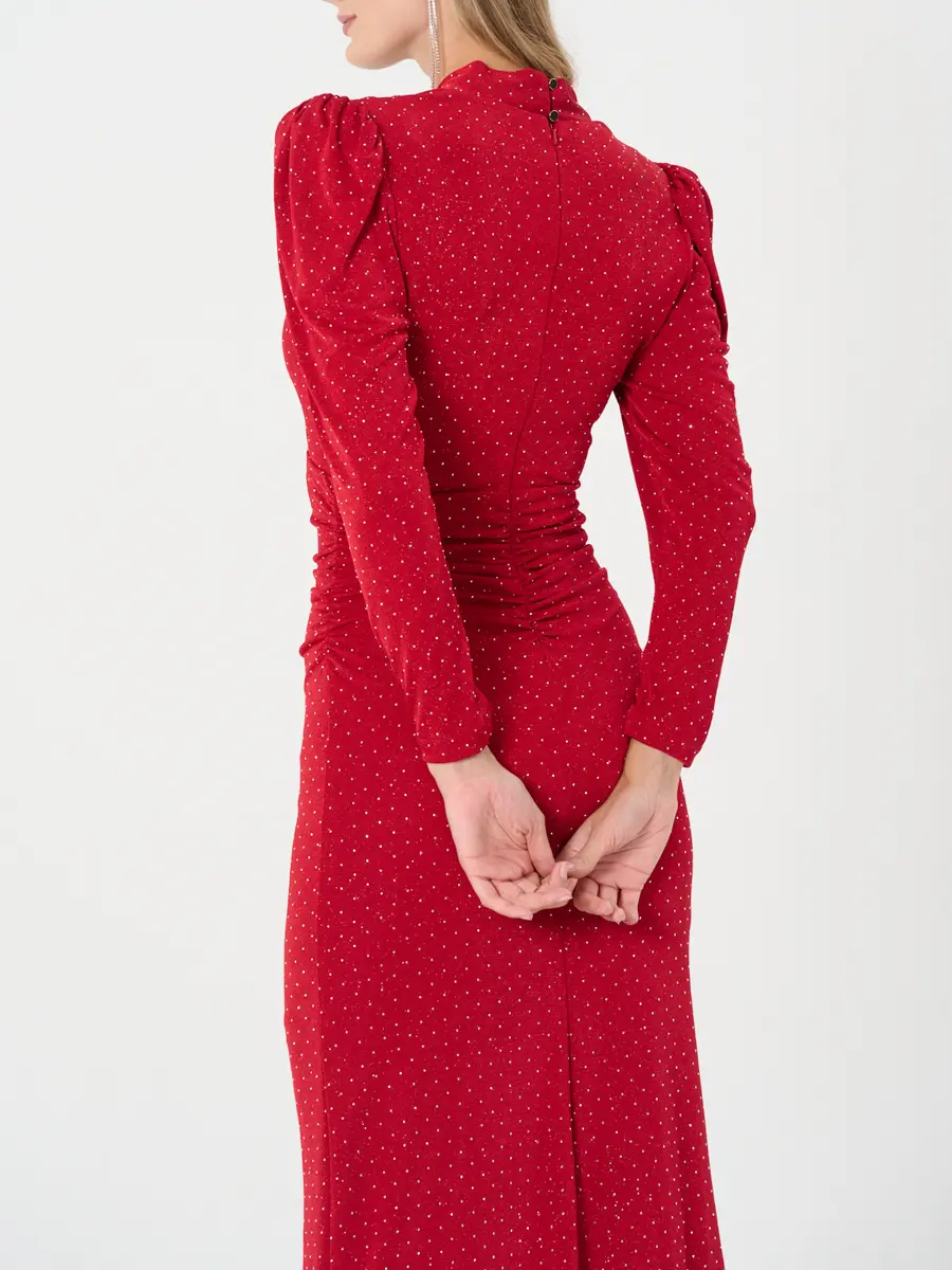 Платье со стразами