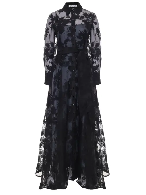 Платье из органзы EMILIA DELL'ORO