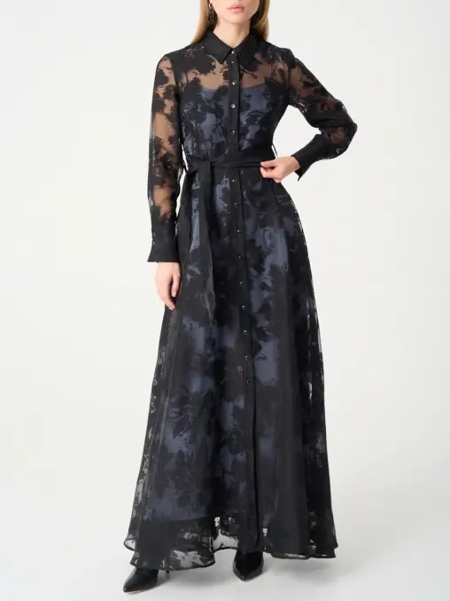 Платье из органзы EMILIA DELL'ORO