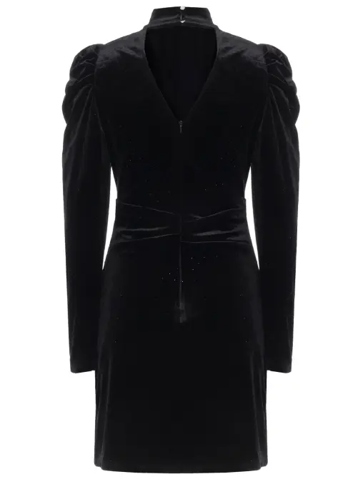 Платье бархатное со стразами EMILIA DELL'ORO