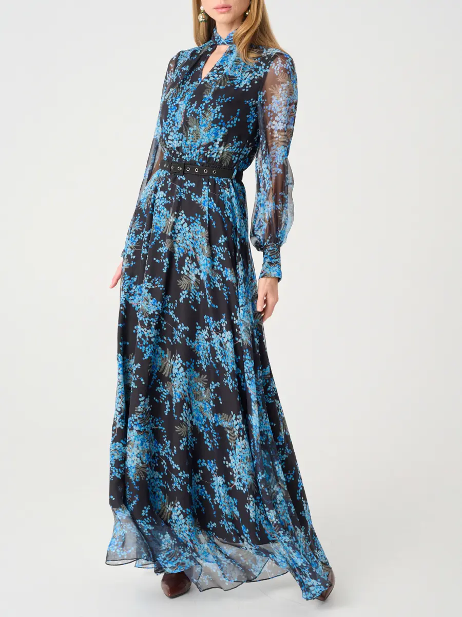 Платье с принтом