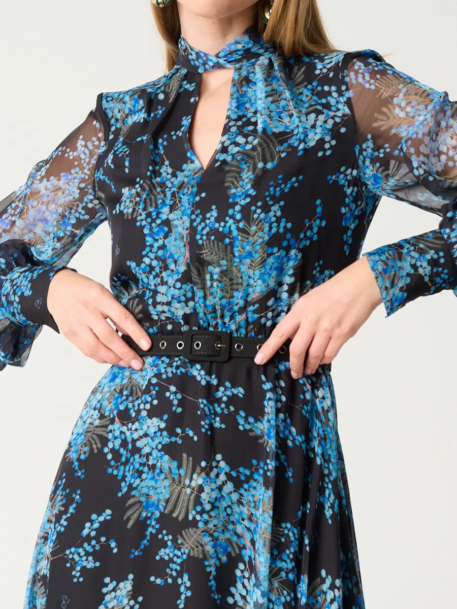 Платье с принтом