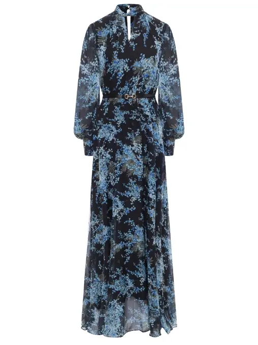 Платье с принтом EMILIA DELL'ORO