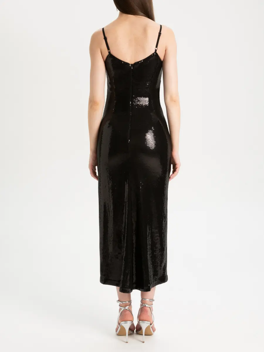 Платье с пайетками