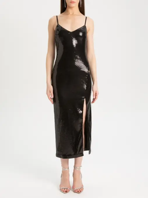 Платье с пайетками EMILIA DELL'ORO