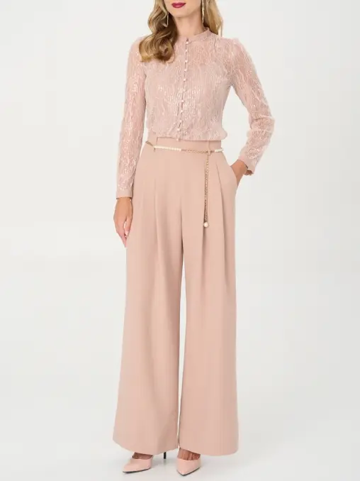 Брюки-палаццо однотонные EMILIA DELL'ORO