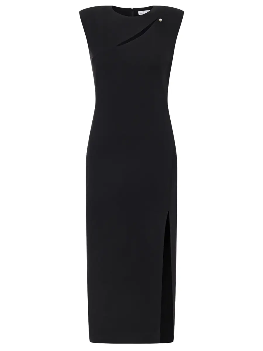 Платье однотонное