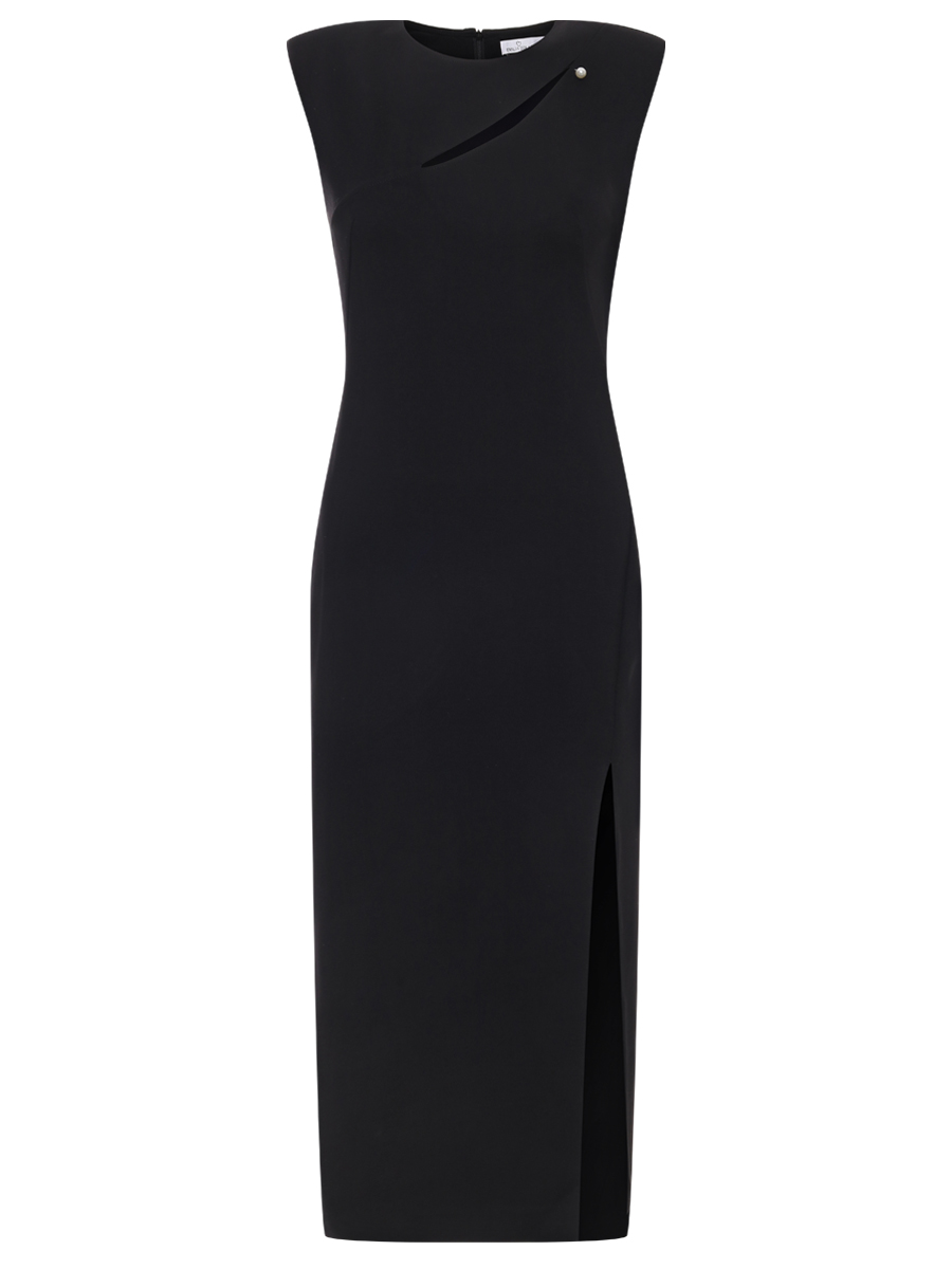 Платье однотонное