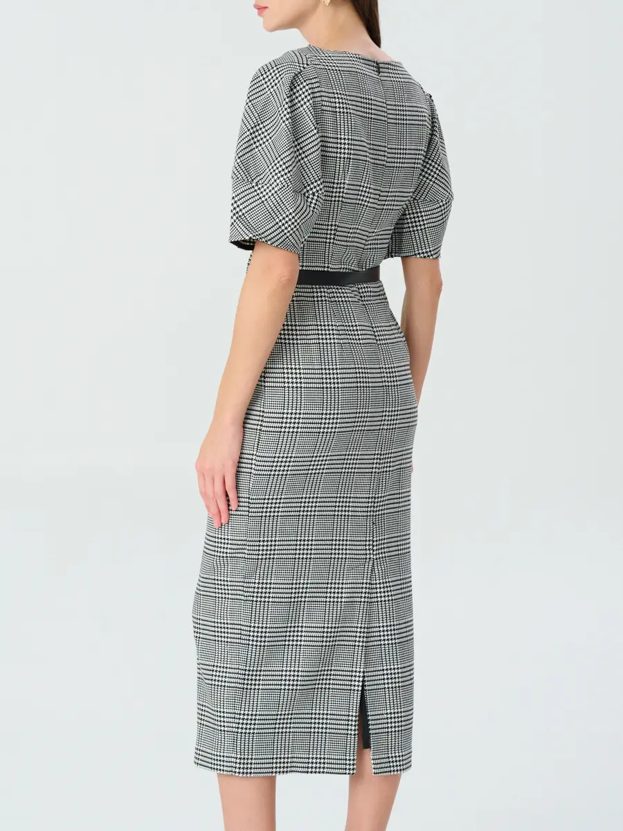 Платье в клетку