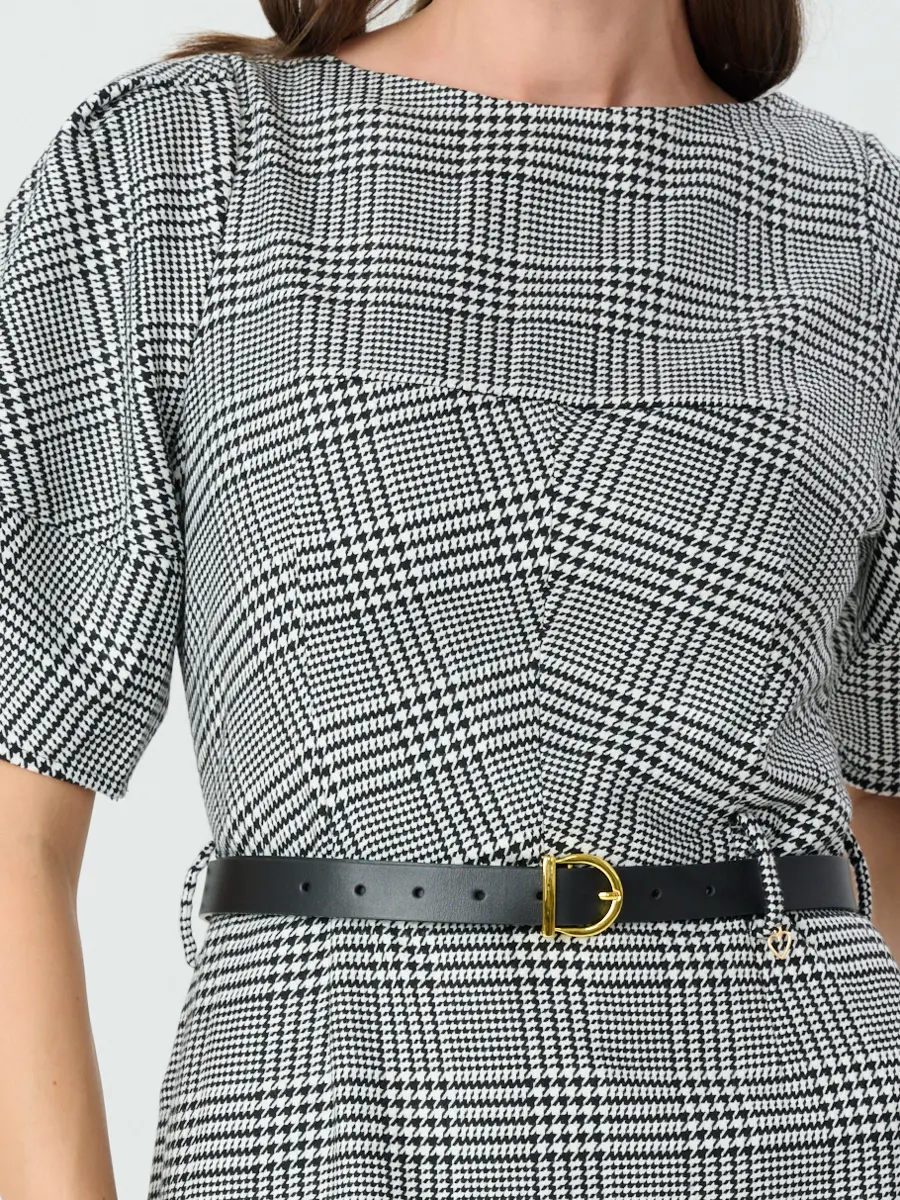 Платье в клетку