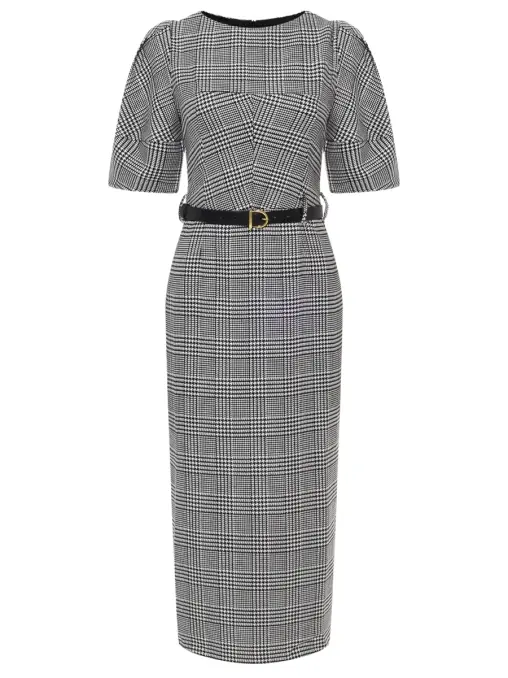 Платье в клетку EMILIA DELL'ORO