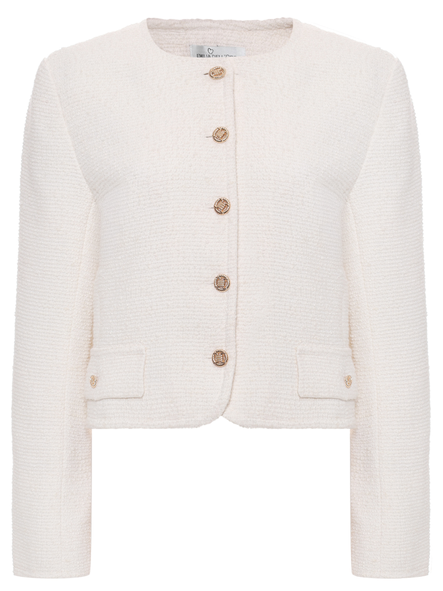 Жакет твидовый