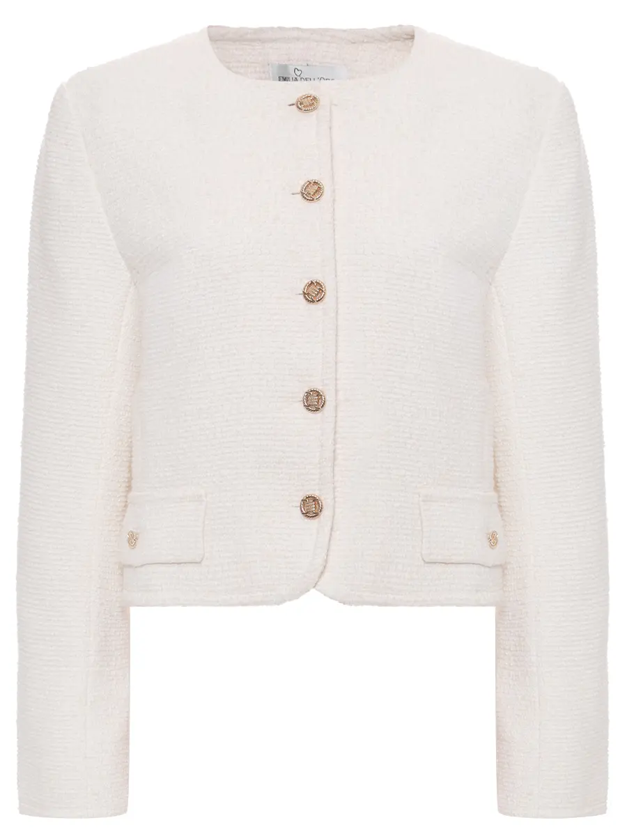 Жакет твидовый