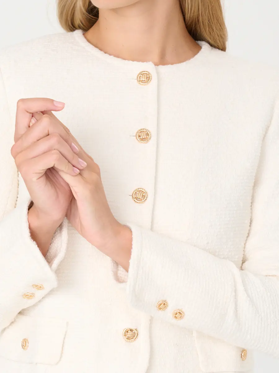 Жакет твидовый