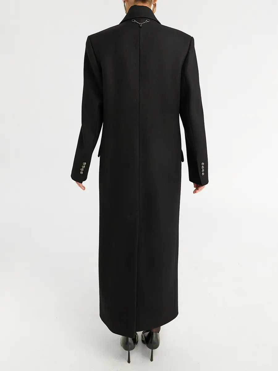 Пальто шерстяное