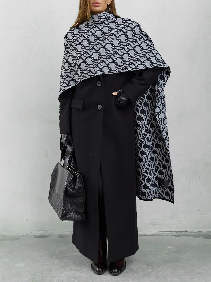 Шарф шерстяной