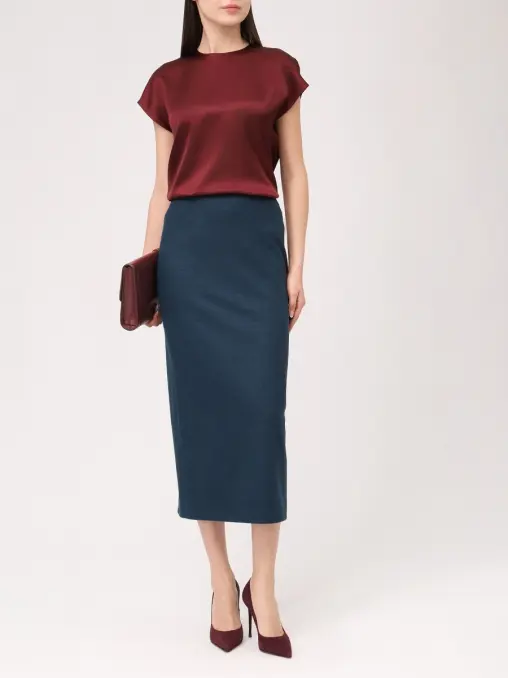 Топ атласный VASSA&CO