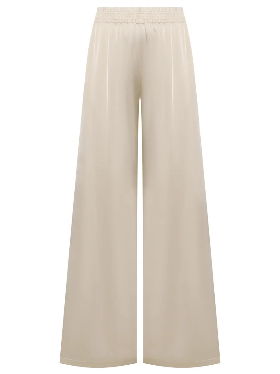 Брюки атласные