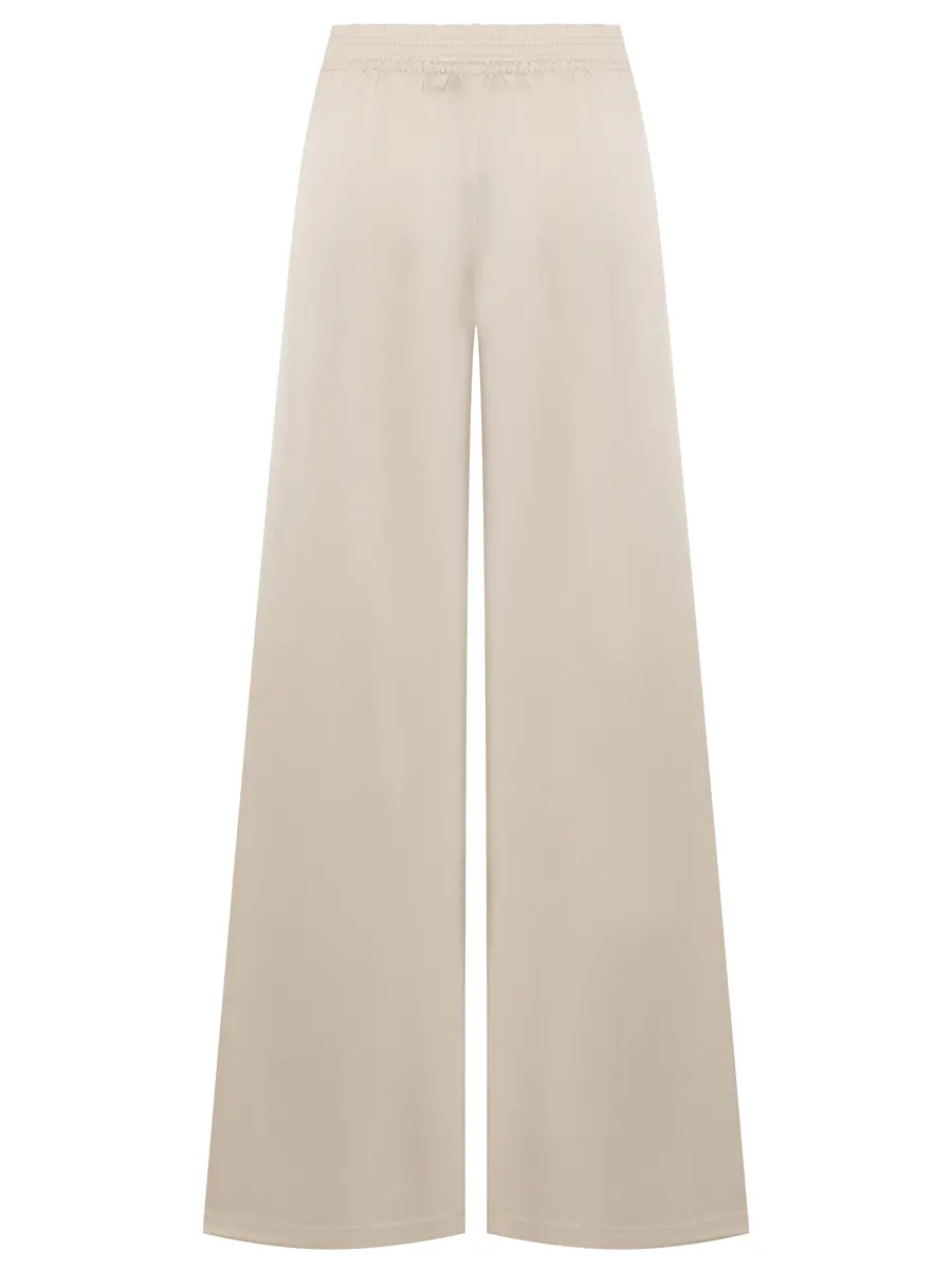 Брюки атласные