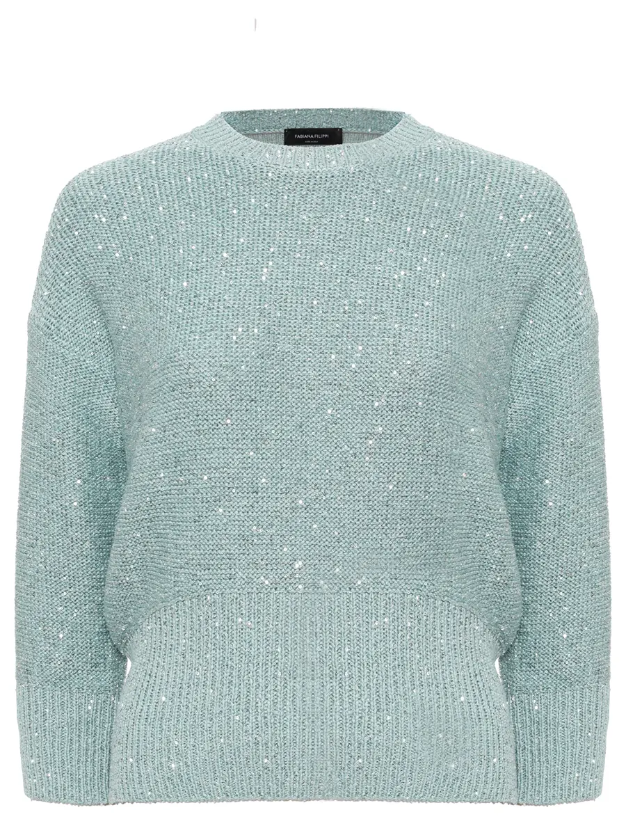 Джемпер с пайетками