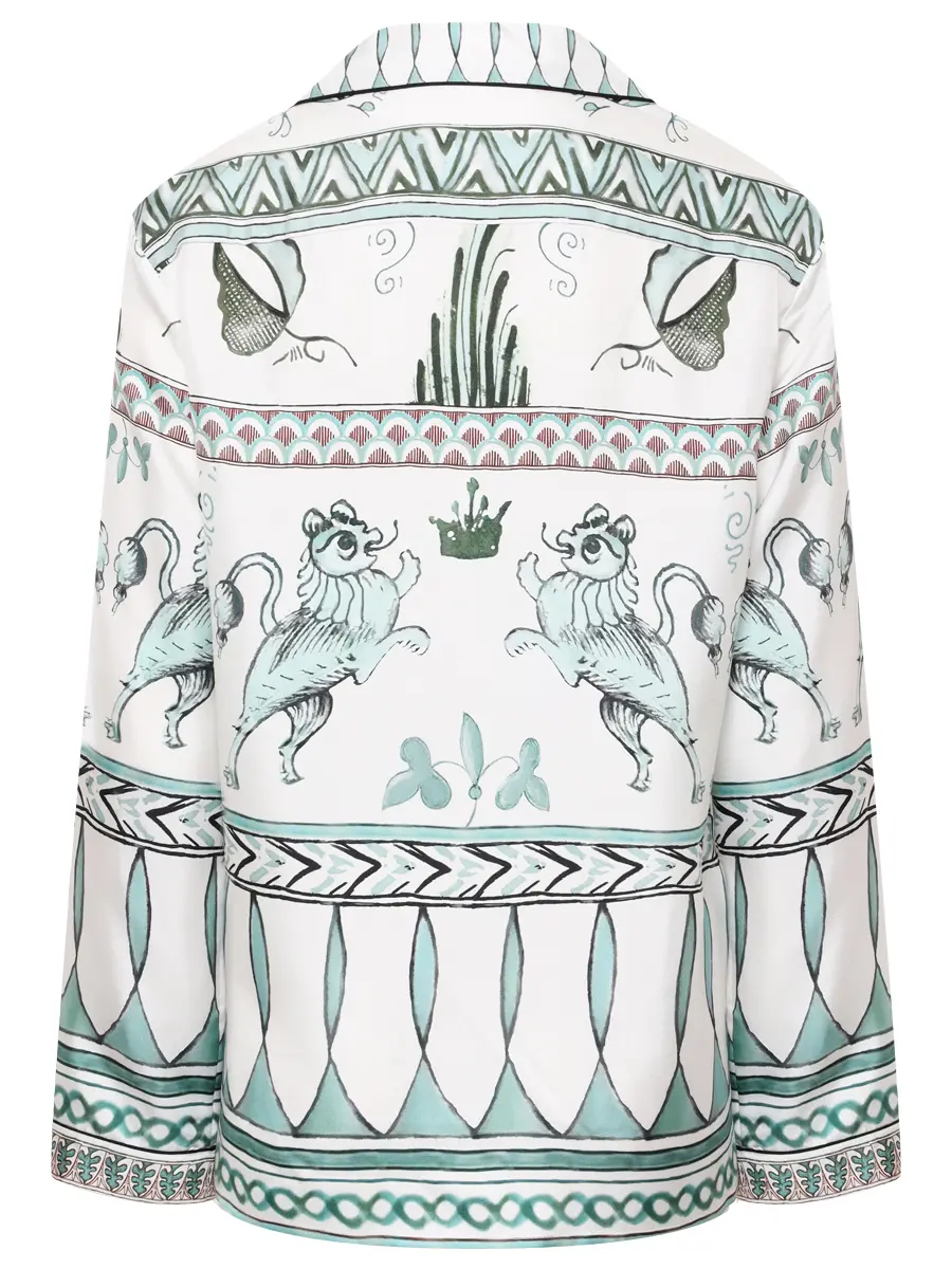 Рубашка шелковая