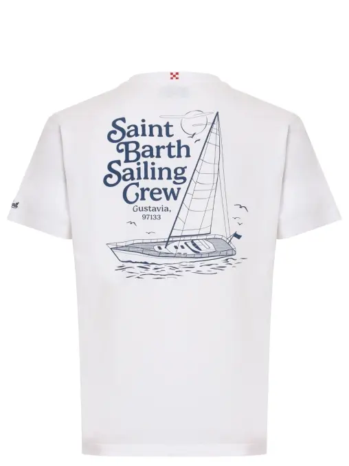 Футболка хлопковая MC2 SAINT BARTH
