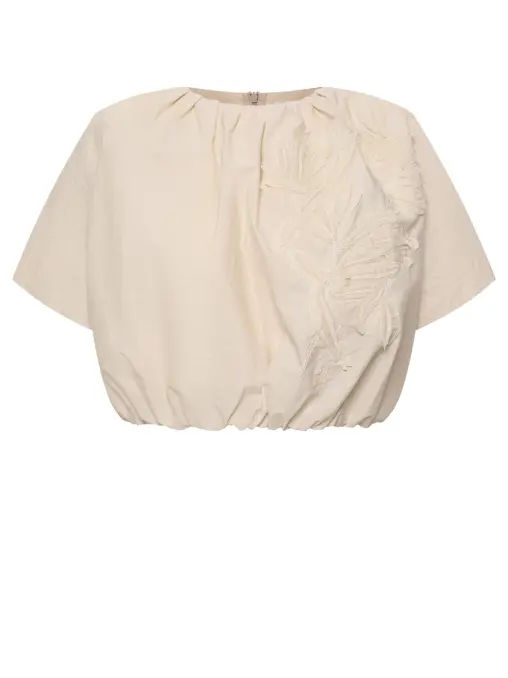 Блуза хлопковая BRUNELLO CUCINELLI