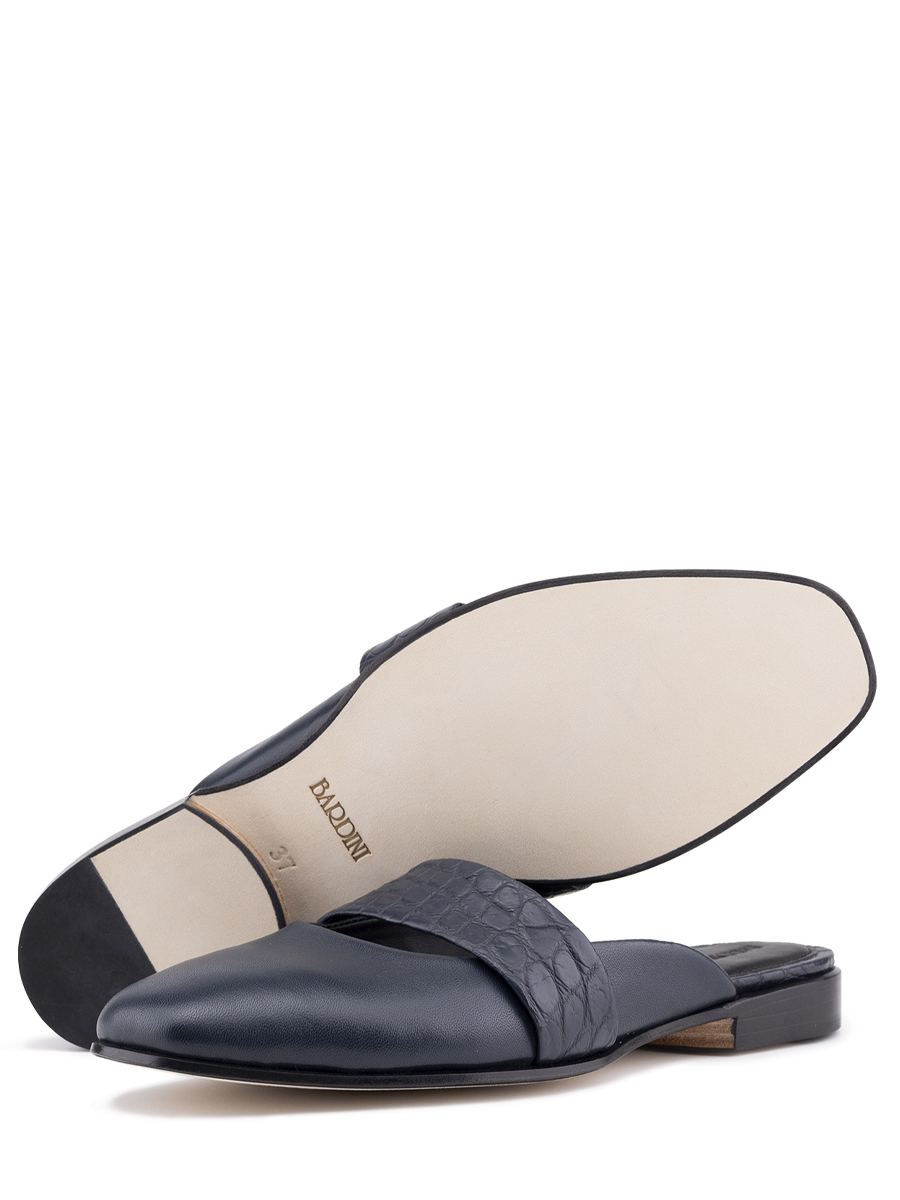 Мюли кожаные