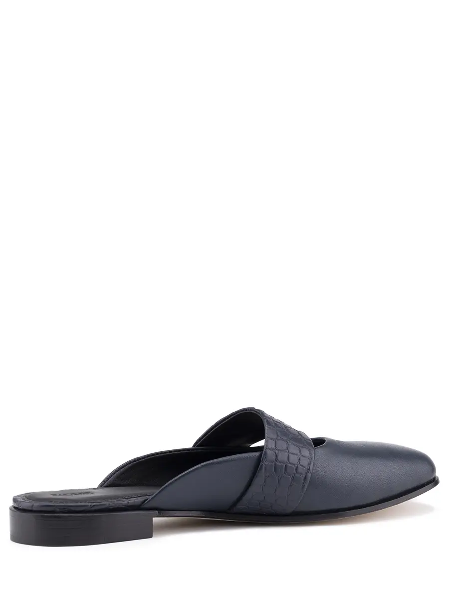 Мюли кожаные