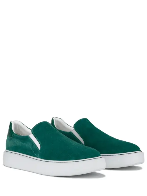 Слипоны замшевые BARDINI