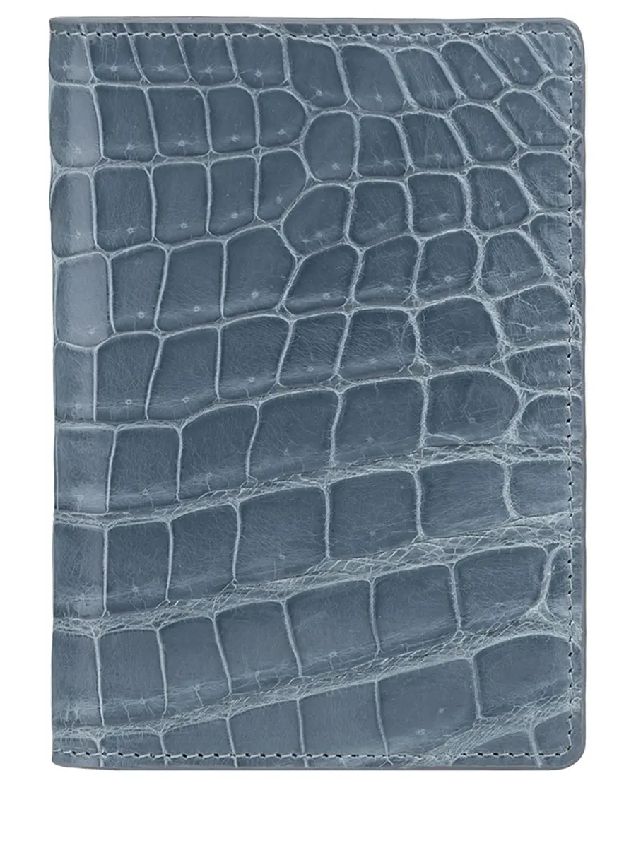Обложка для паспорта из кожи крокодила