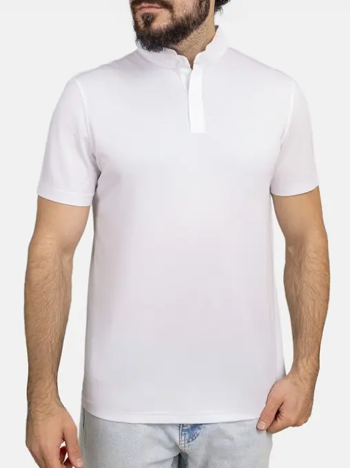 Поло однотонное BARDINI