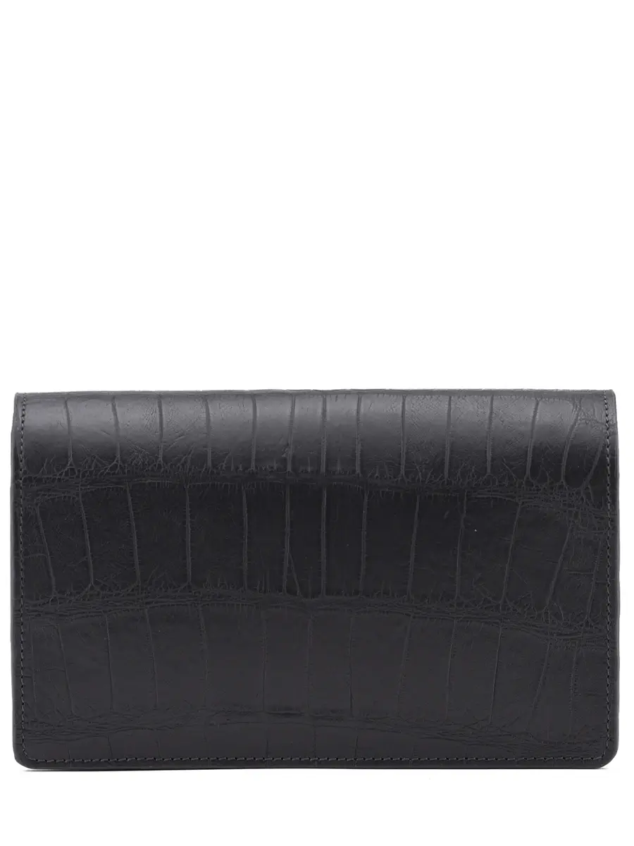 Борсетка кожаная