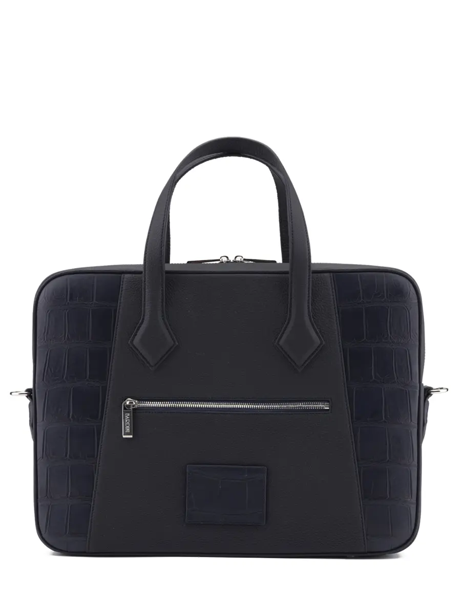 Сумка с кожей крокодила