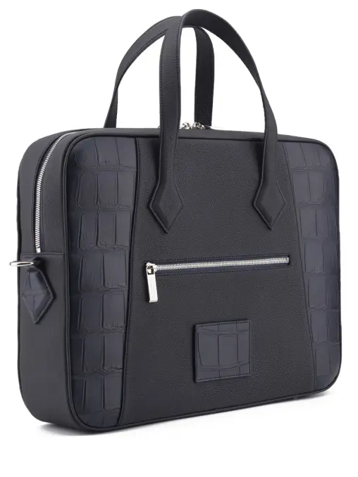 Сумка с кожей крокодила BARDINI