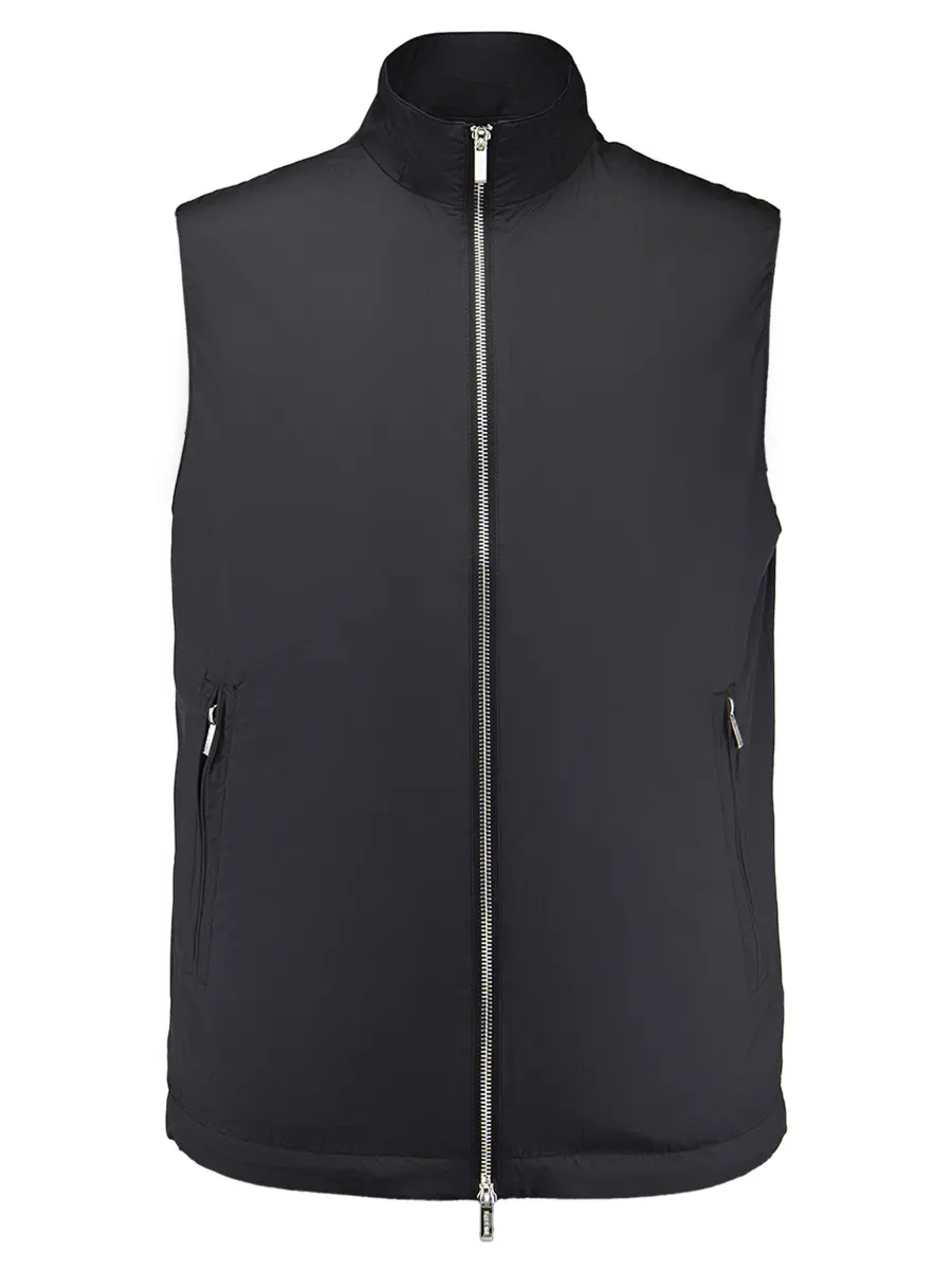 Жилет однотонный