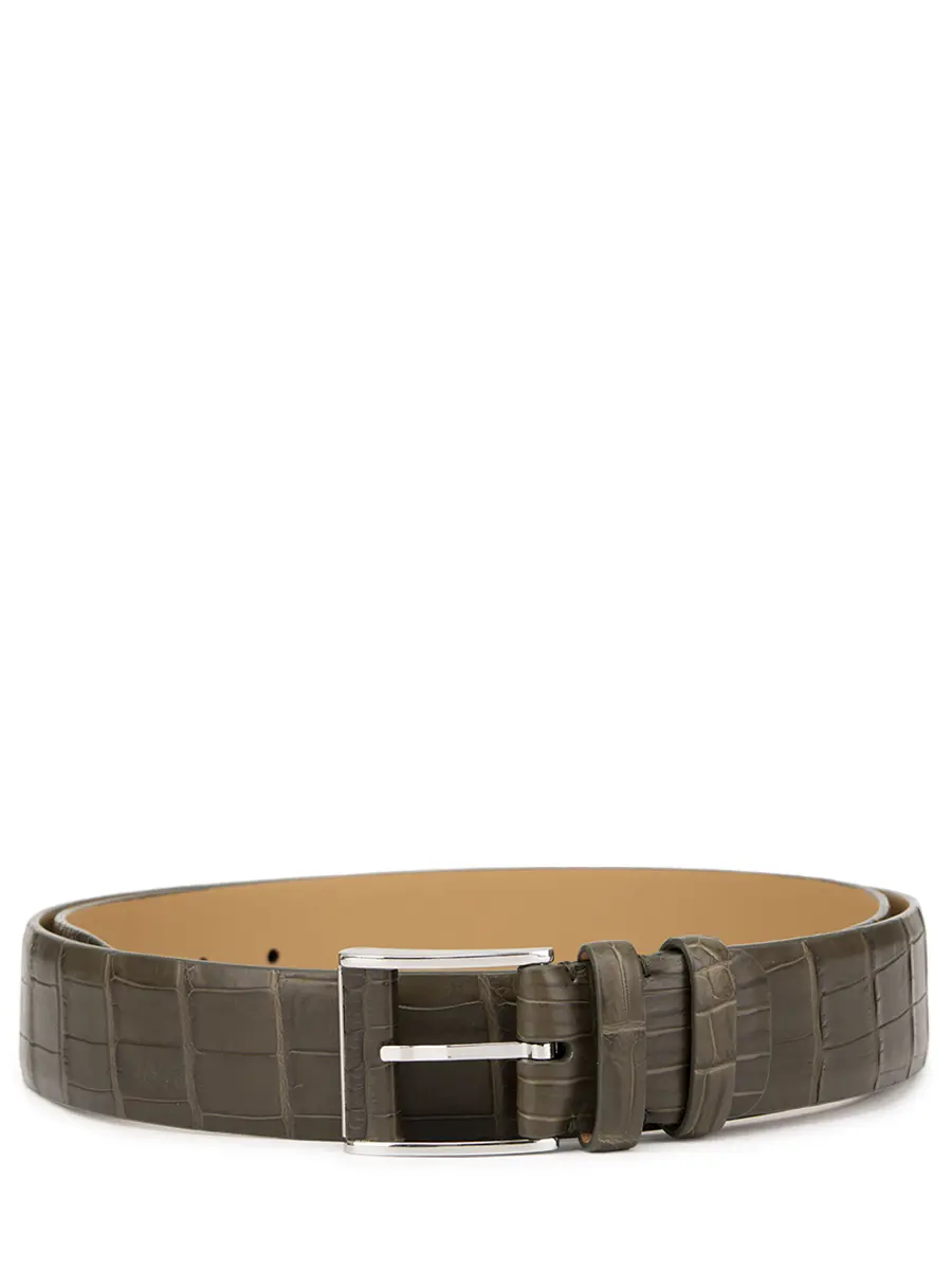 Ремень из кожи крокодила