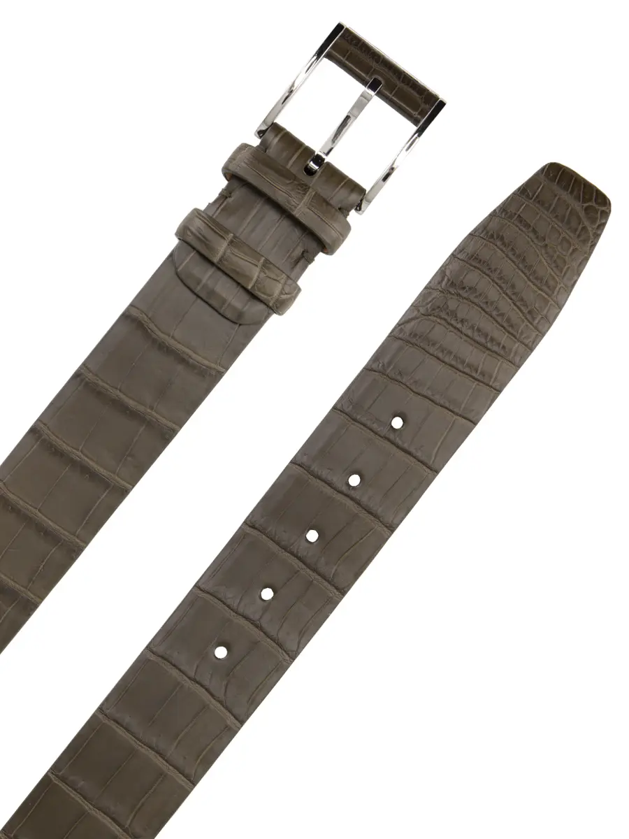 Ремень из кожи крокодила