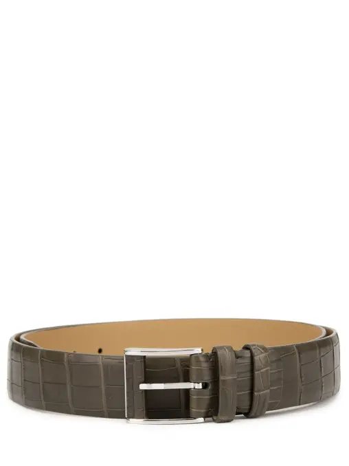 Ремень из кожи крокодила BARDINI