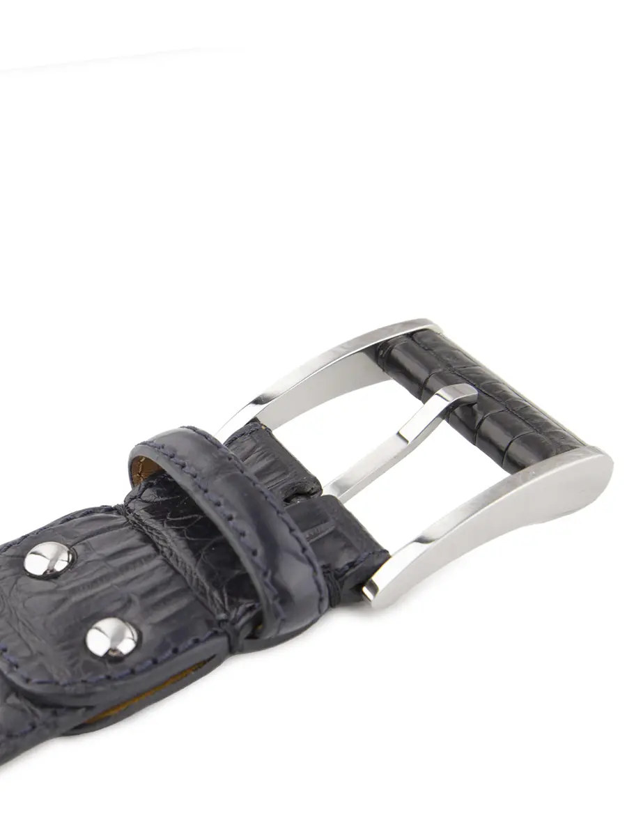 Ремень из кожи крокодила