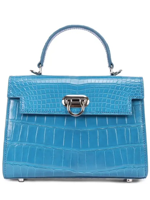 Сумка из кожи крокодила BARDINI