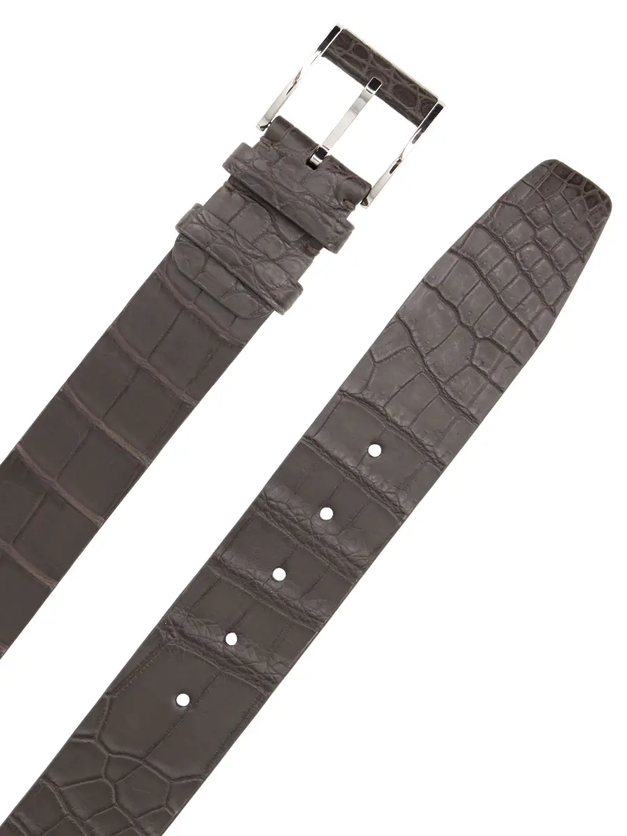 Ремень из кожи крокодила