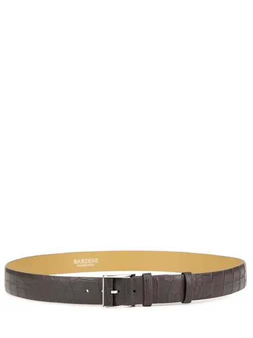 Ремень из кожи крокодила BARDINI