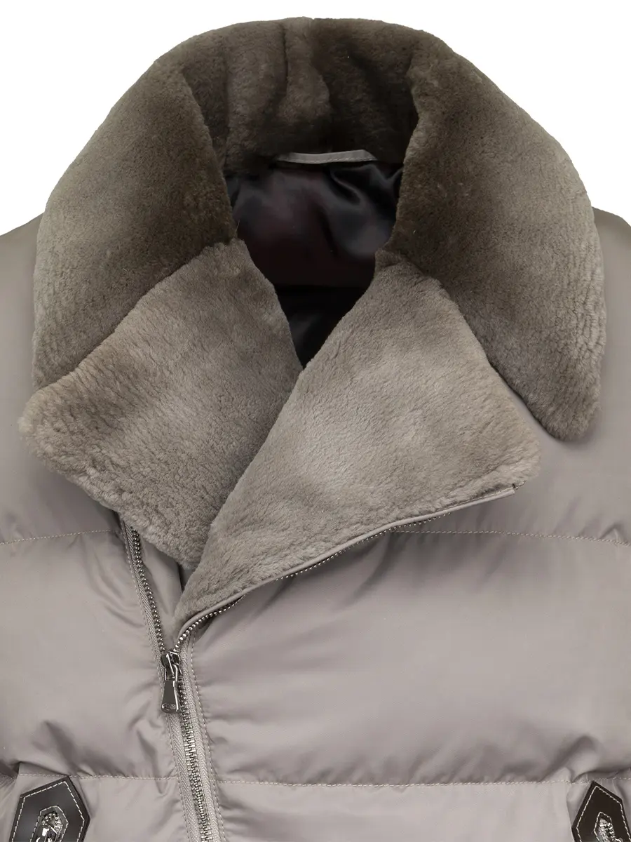 Пуховик стеганый