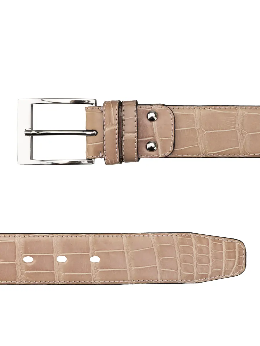 Ремень из кожи крокодила
