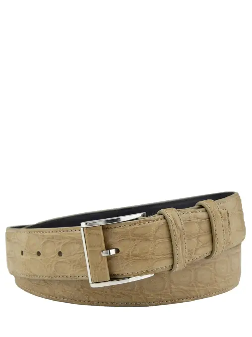 Ремень из кожи крокодила BARDINI