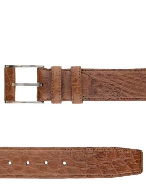 Ремень из кожи крокодила BARDINI