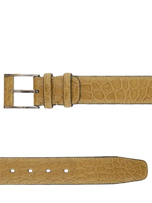 Ремень из кожи крокодила BARDINI